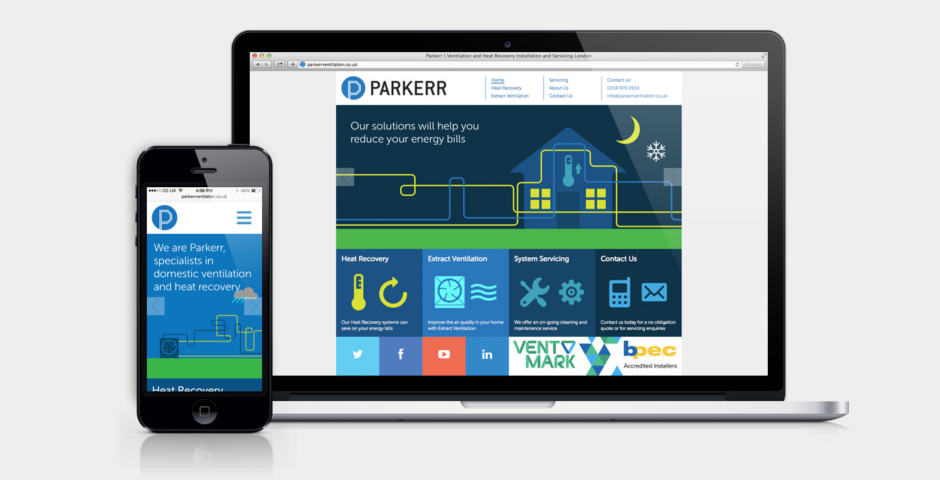 Parkerr Responsive Website