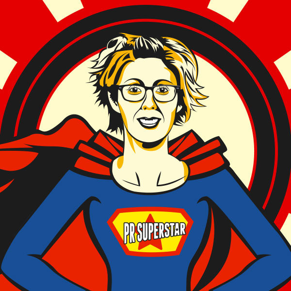 PR Superstar Jill Kent Illustration